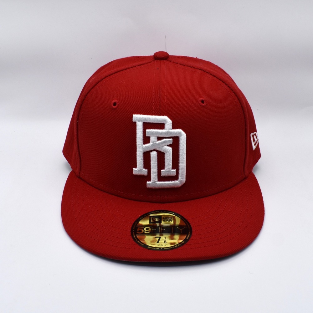 New Era 59FIFTY Dominican Republic WBC Baseball Fitted Hat Cap 7 1/8 Red NWT